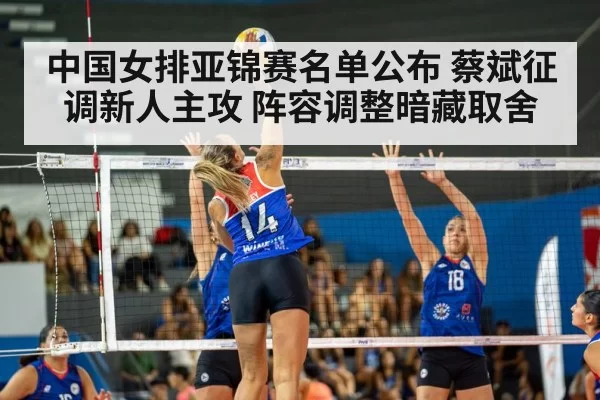 中国女排亚锦赛名单公布 蔡斌征调新人主攻 阵容调整暗藏取舍